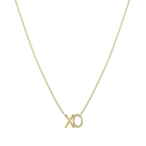Diamond Accent Nameplate Necklace (custom) - Kelly Bello Design