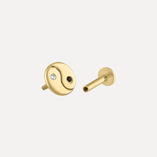 Yin Yang Threaded Stud