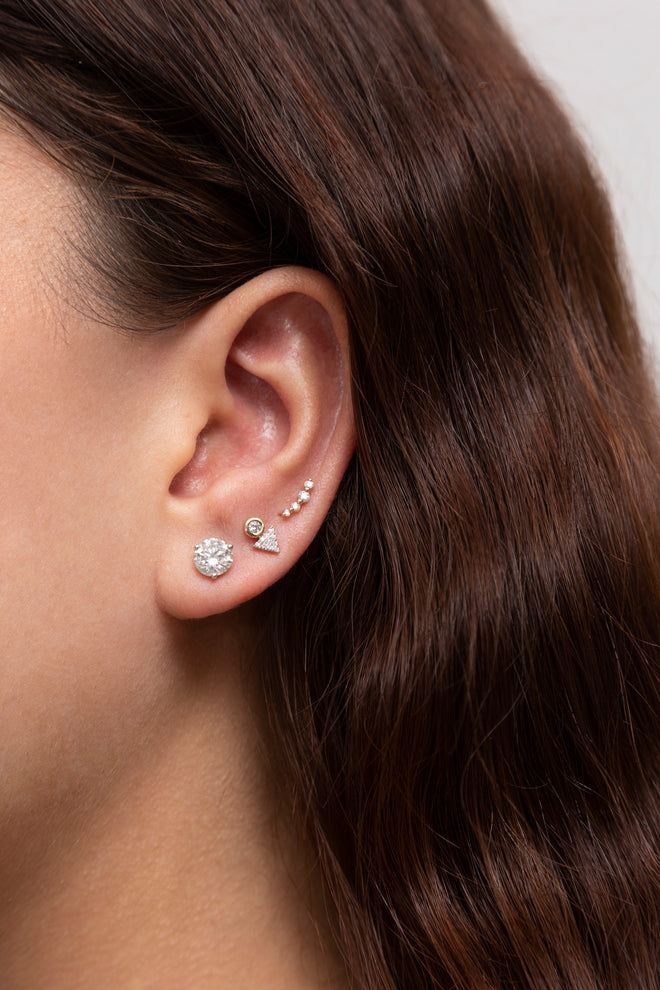 Curved Diamond Threaded Stud