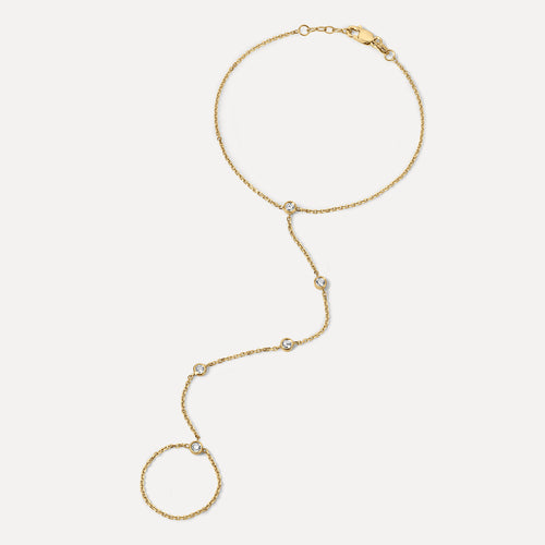 Diamond Hand Chain Bracelet
