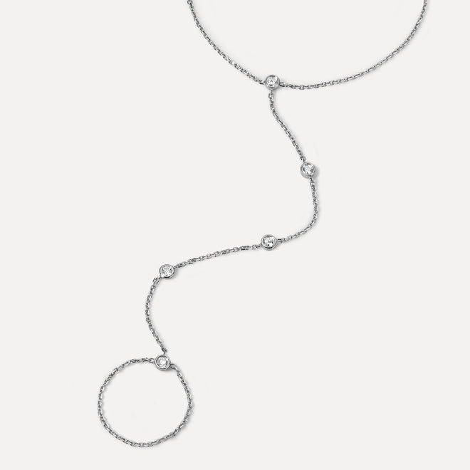 Diamond Hand Chain Bracelet
