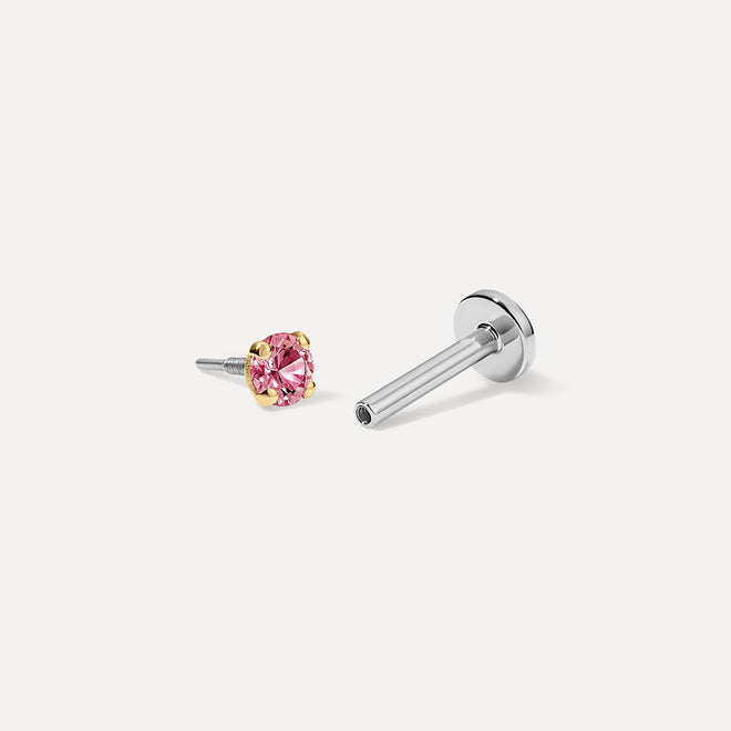 Duality Birthstone Threaded Stud