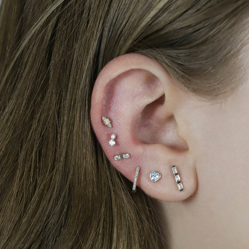 Noa Double Diamond Studs