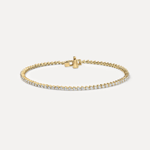 Lab-Grown Diamond Tennis Bracelet