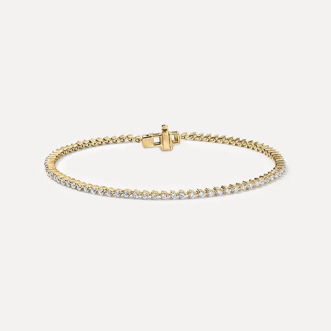 Lab-Grown Diamond Tennis Bracelet