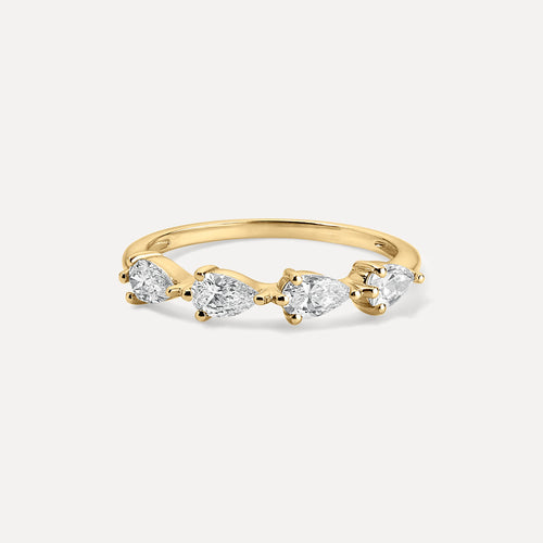 Diamond Sideways Ring