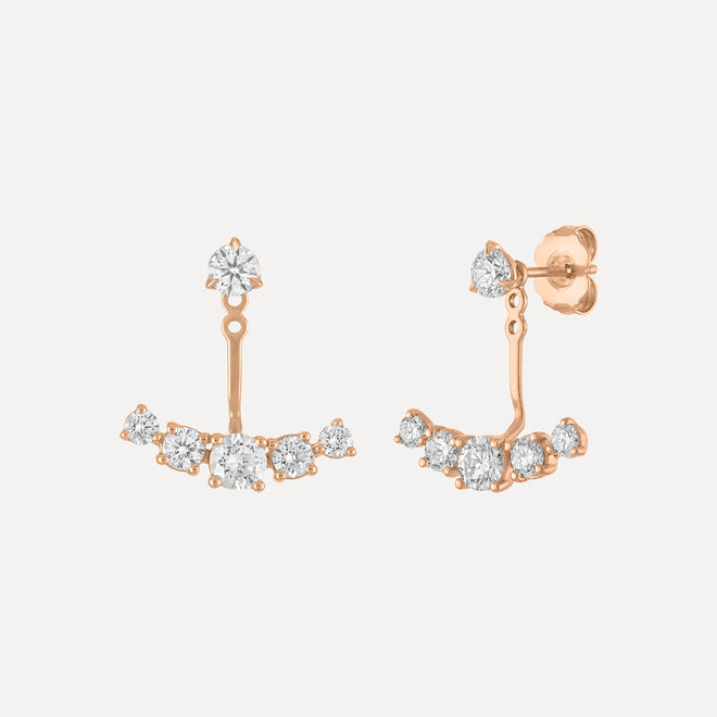 Statement Diamond Earring Jacket