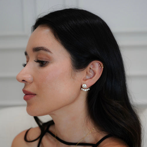 Micro Double Diamond Circular Barbell