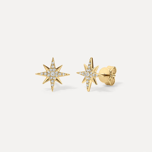 Pave Starburst Earring