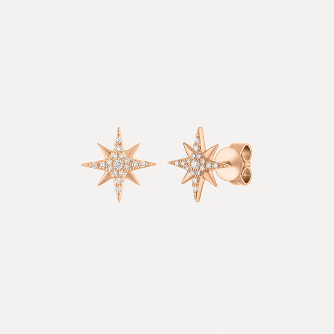 Pave Starburst Earring