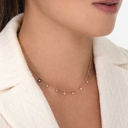 Dangling Diamond Necklace