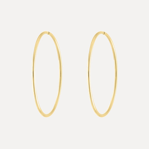 Extra Thin Hoop Earrings