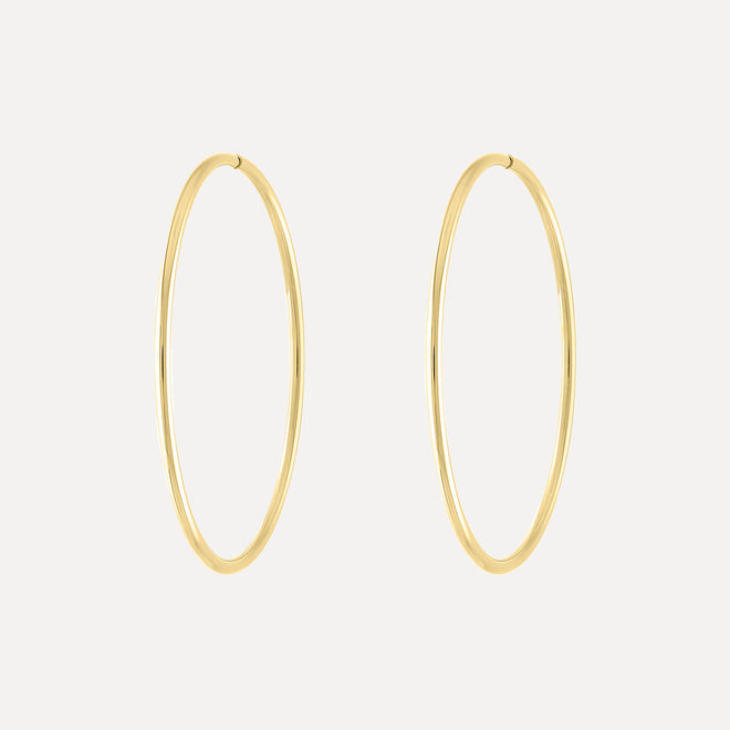 Extra Thin Hoop Earrings