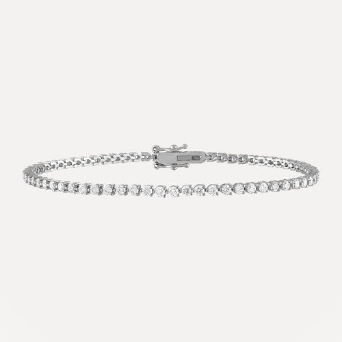 Lab-Grown Diamond Tennis Bracelet