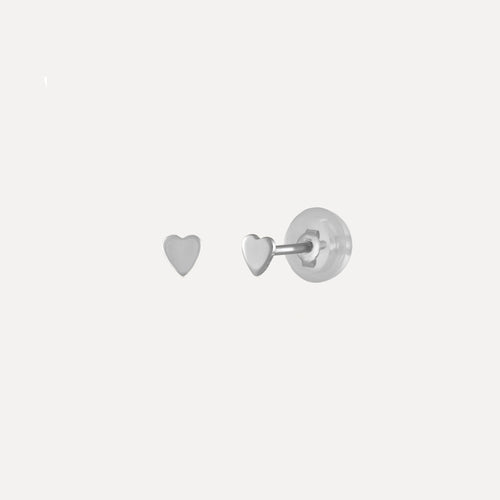 Micro Heart Studs