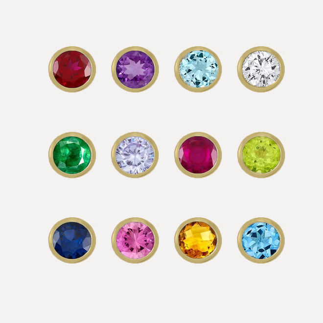 Mini Birthstone Studs