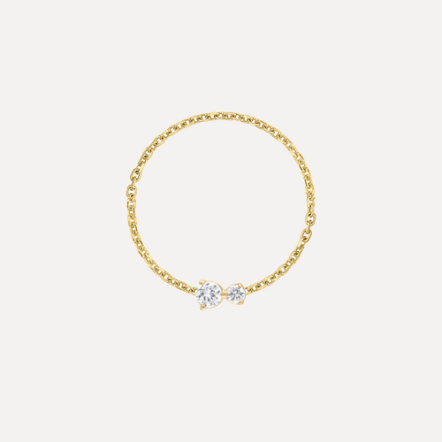 Noa Double Diamond Chain Ring