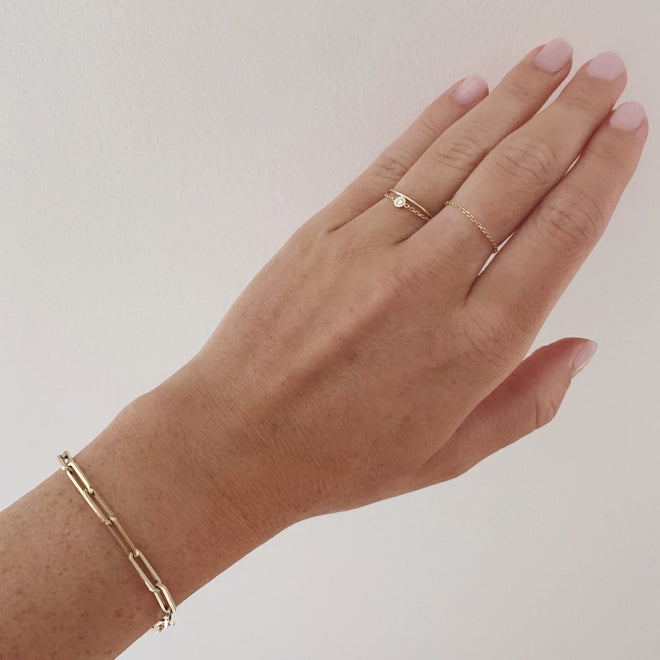 Basic Chain Ring by Kelly Bello Design