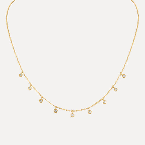 Dangling Diamond Necklace