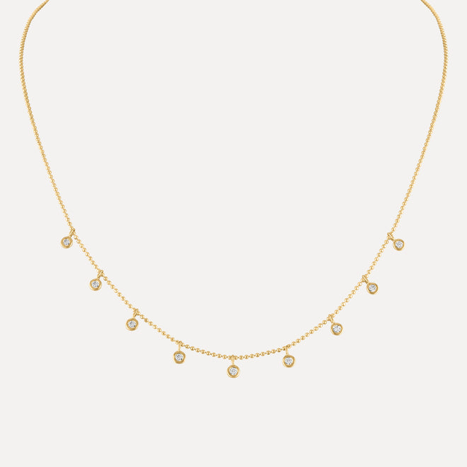 Dangling Diamond Necklace