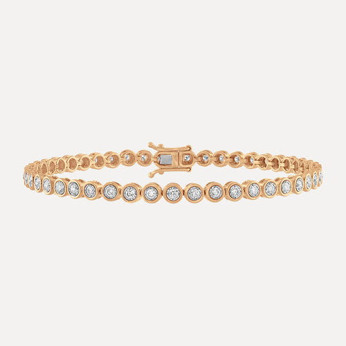 Diamond Illusion Tennis Bracelet