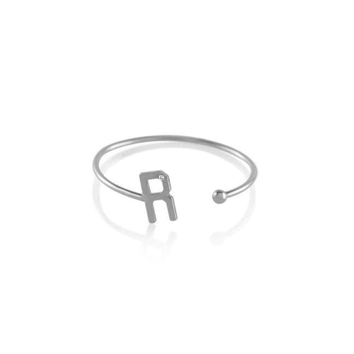 Mini Letter Ring - Kelly Bello Design