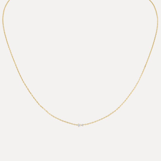 Noa Double Diamond Necklace