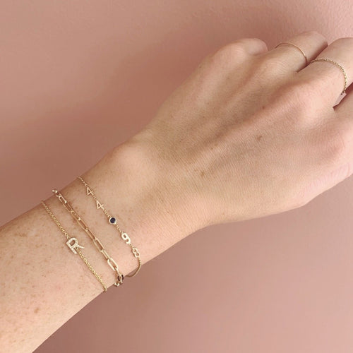 Thin Long Link Bracelet - Kelly Bello Design